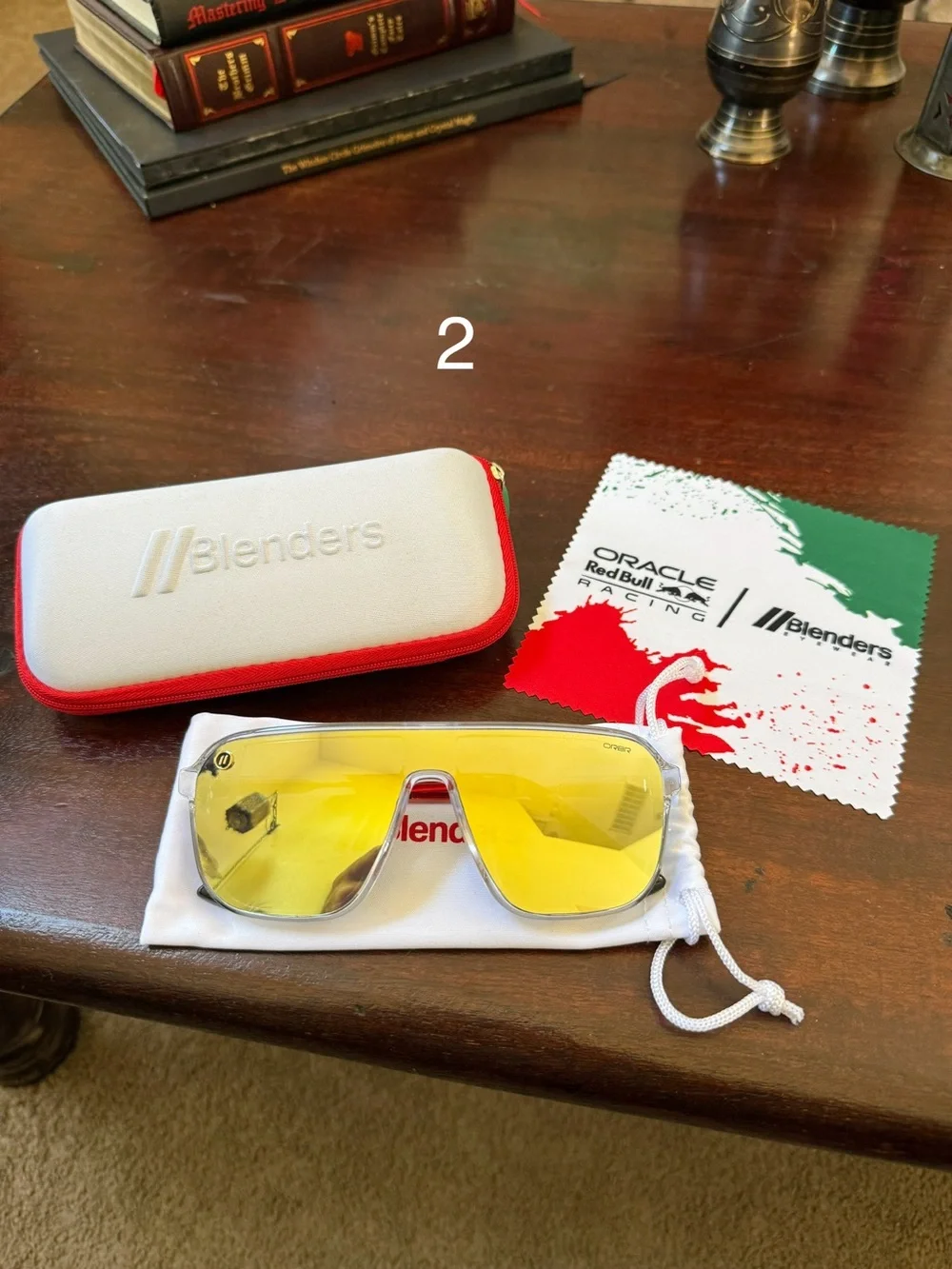 Blenders Men’s Shield Sunglasses - Green/Pink Mirrored Lens